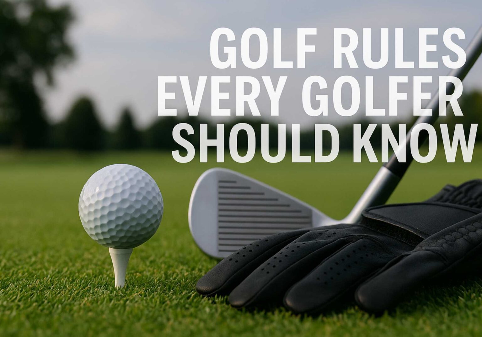 Golf Rules Every New Golfer Should Know