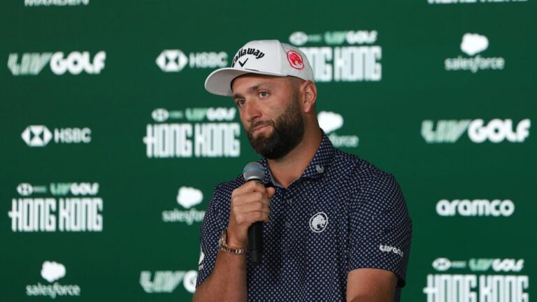 Jon Rahm claims DP World Tour is ‘extorting players’ while explaining decision not to sign conditional release