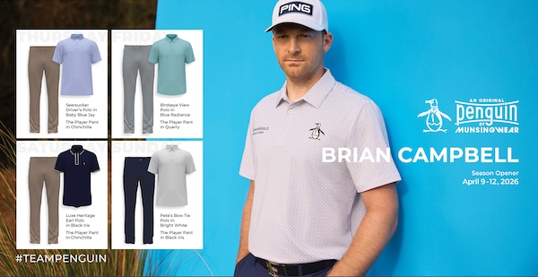 Original Penguin® Announces Nico Echavarria, Johnny Keefer, Brian Campbell and Kristoffer Reitan Masters Tournament Scripting
