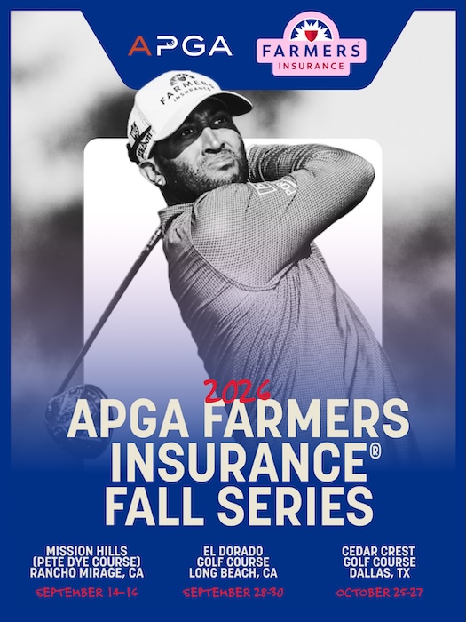 APGA Farmers Insurance® Fall Series introduces three new tournaments, expanding 2026 APGA Tour schedule to 15 events