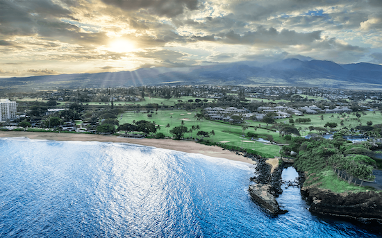 Kā‘anapali voted ‘2026 Best Golf Course on Maui’ Royalkanapalisfifthholeisframedbykanapalibeachandthewestmauimountains