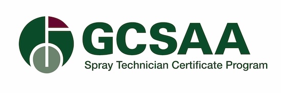 GCSAA launches Spray Technician Certificate Gcsaaspraytechlogo
